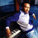 John Legend at the piano.